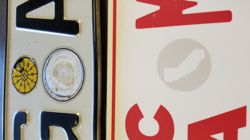 Good place to mimic the registration stickers with the State/province shape